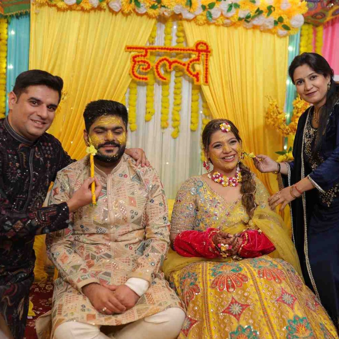 triyuginarayan marriage haldi Rasm